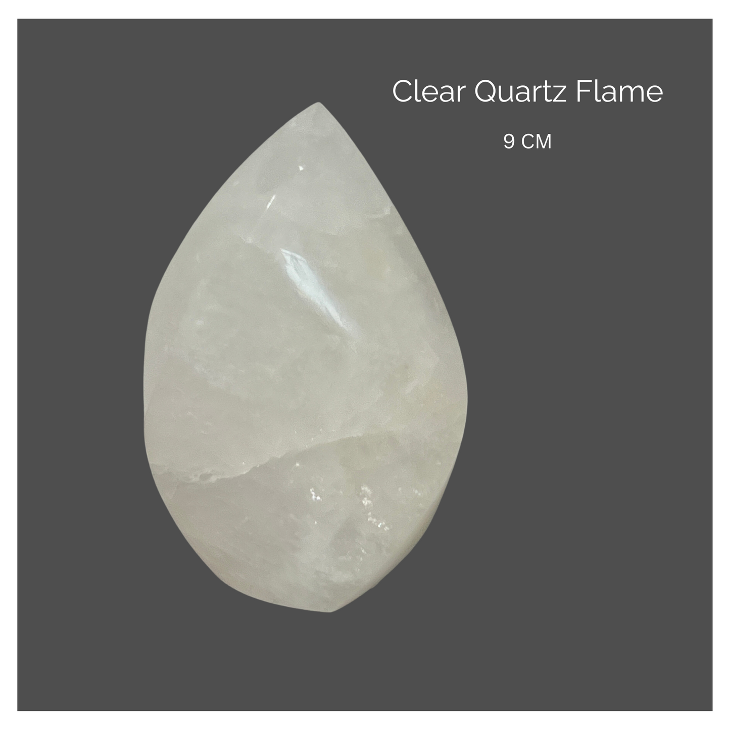Clear Quartz Flame