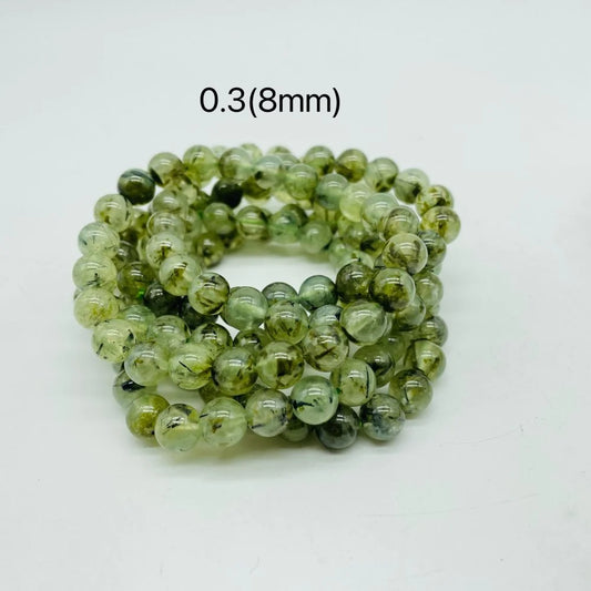 Prehnite Bead Bracelet