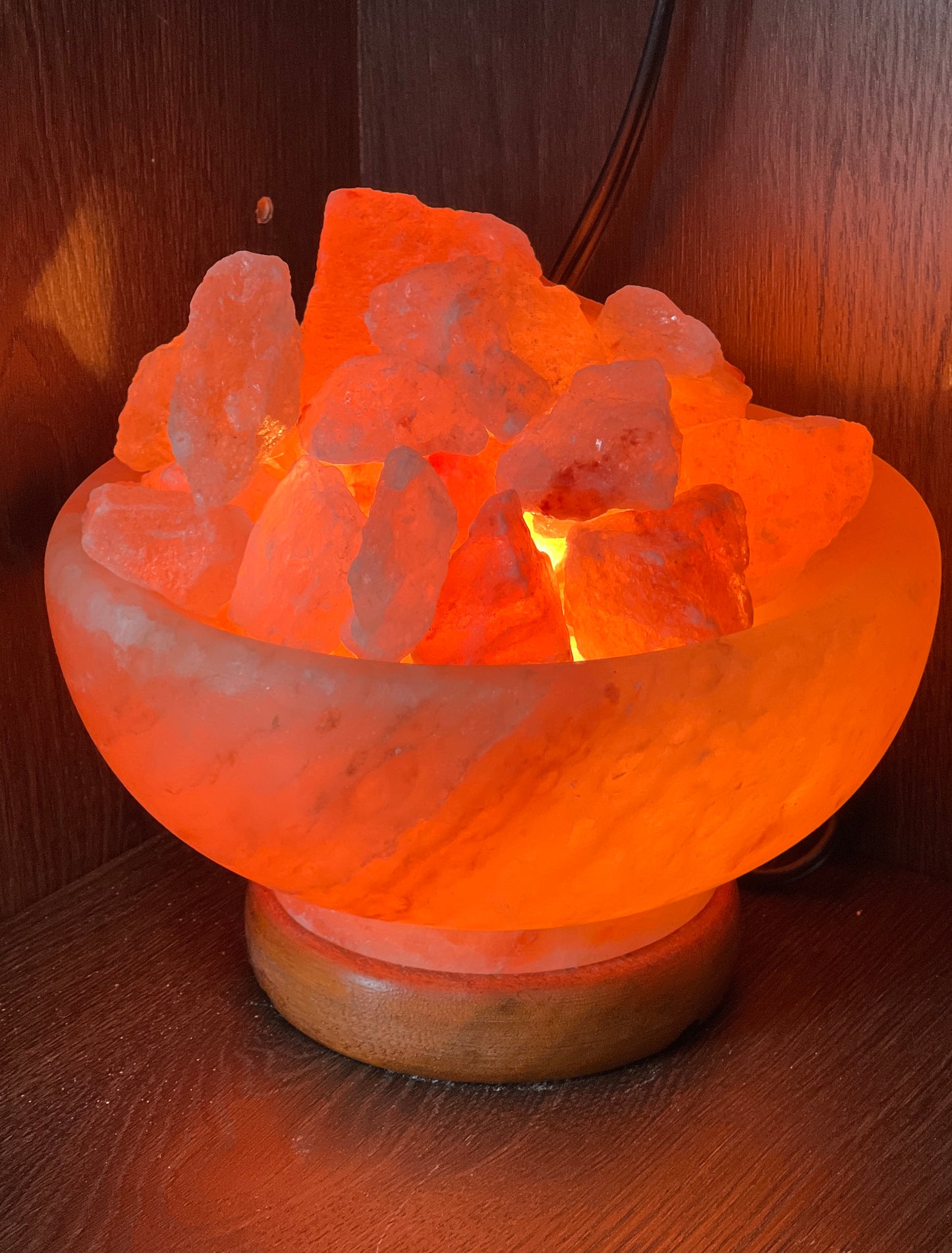 6" Abundance Bowl Salt Lamp
