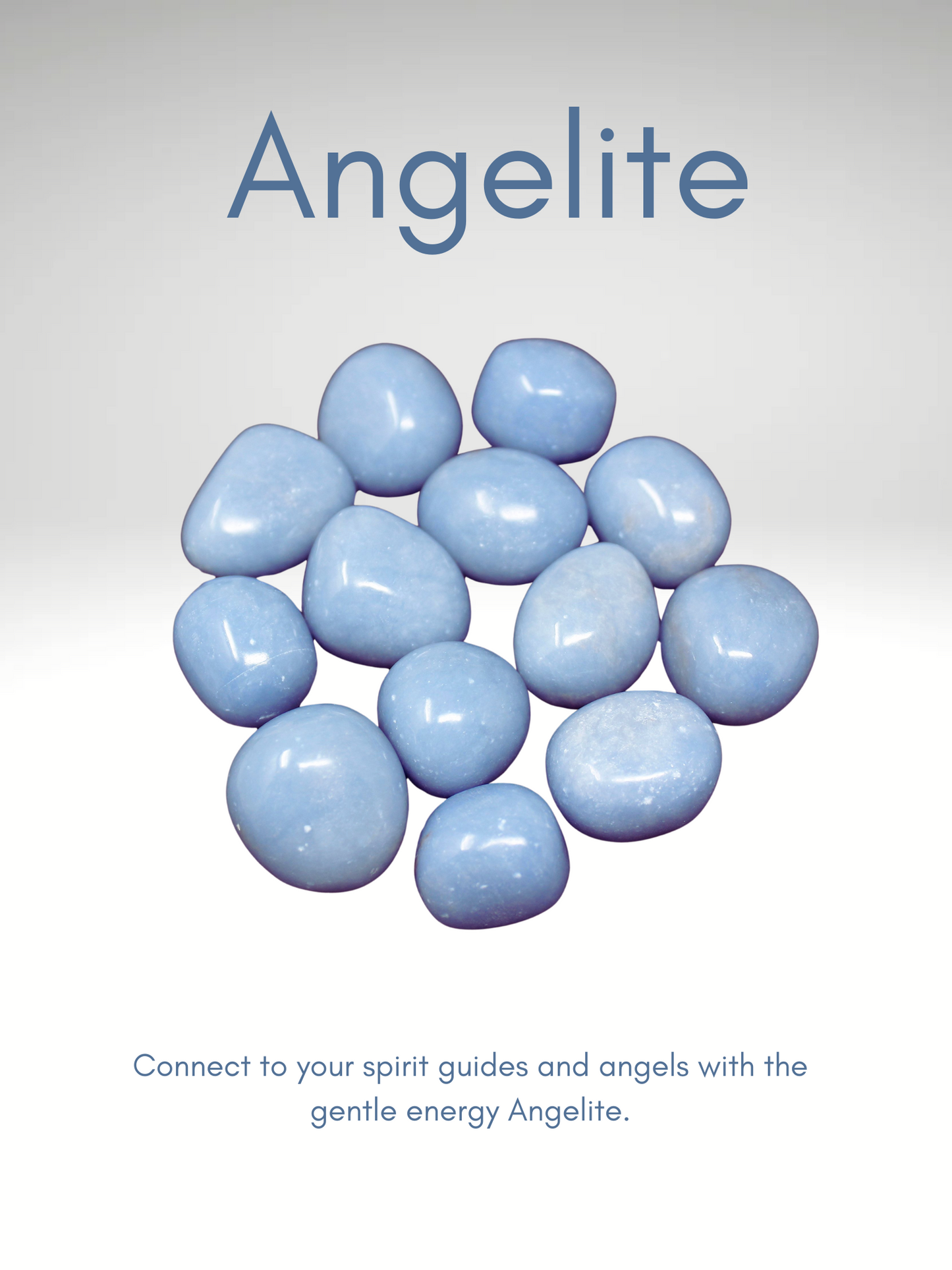 Angelite  Tumbled